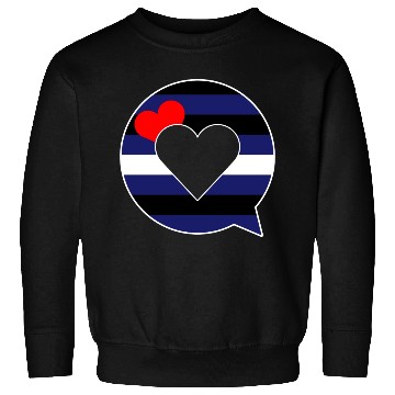 Discover speech bubble - leather fetish gay pride LGBTIQ Sweatshirts