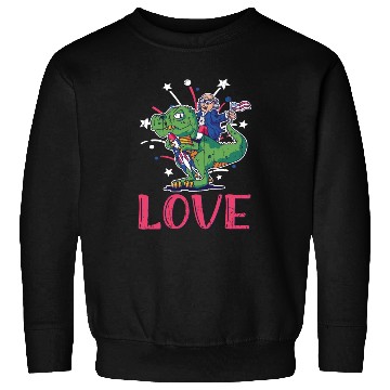 Discover Love America Washington Dinosaur USA 4th Of July Sweatshirts