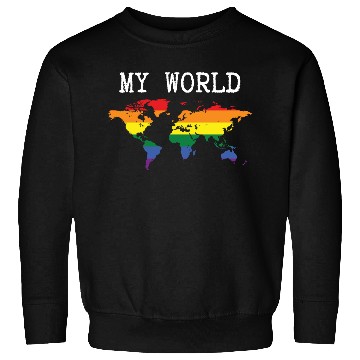 Discover my world - lgbt community Sweatshirts