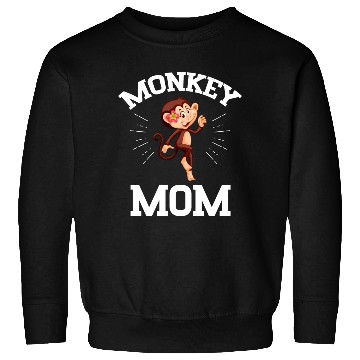 Discover Monkey Mom Mothers Day Best Mama Ever Animal Ape Sweatshirts