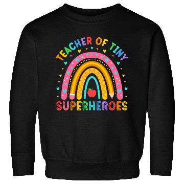 Discover Teacher Of Tiny Superheroes Funny Pre-k Teacher Sweatshirts
