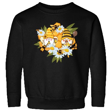 Discover Gardening Gnome Daisy Bees Gnomes Flowers Sweatshirts