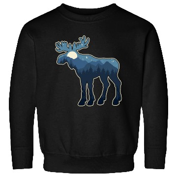 Discover Wild Adventure Moose Sweatshirts