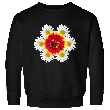 Discover zinnia blossom daisy flower blooms flowerpattern Sweatshirts