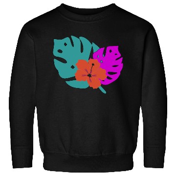 Discover Hibiscus and leaves Sweatshirts