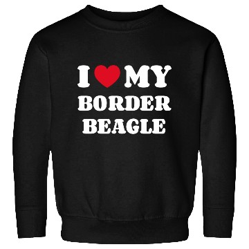 Discover I Love My Border Beagle Sweatshirts
