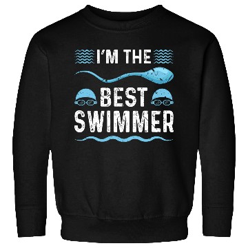 Discover Swim Dad Fathers Day Swimmer Sweatshirts