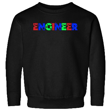 Discover Engineer Christmas Snowflake Typography Sweatshirts