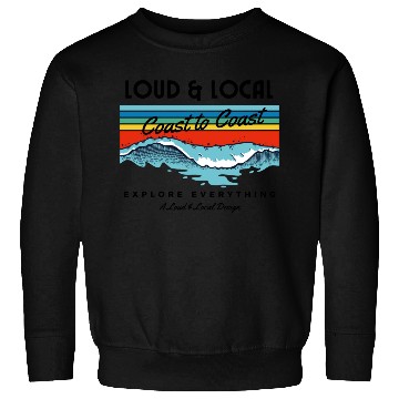 Discover Loud & Local Beach Retro Classic Sweatshirts