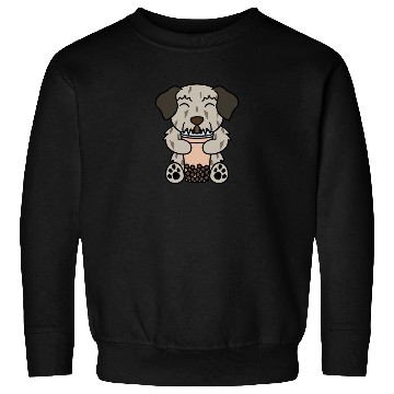 Discover Boba Bubble Tea Irish Wolfhound Sweatshirts