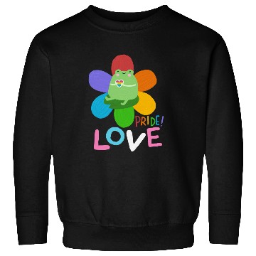 Discover cute frog pride colors Sweatshirts