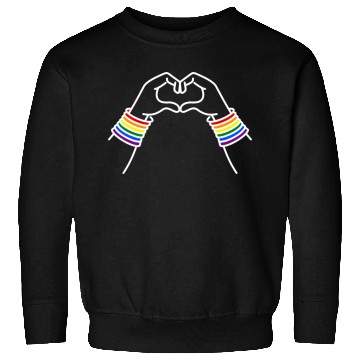 Discover LGBT pride rainbow heart Sweatshirts
