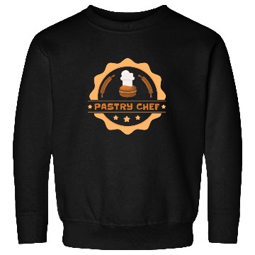 Discover Pastry Chef Skull Baking Pastry Baked Goods Sweatshirts