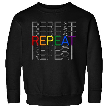 Discover LGBT pride rainbow heart repeat Sweatshirts