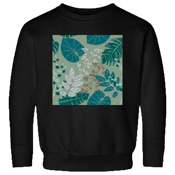 Discover Tropical Leaves - Earthy Colors Sweatshirts