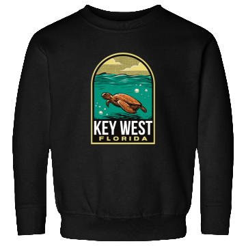 Discover Key West Vintage Sea Turtle Sweatshirts