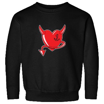 Discover Red Heart - Devil Heart - Anchor - Gift Sweatshirts