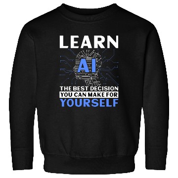 Discover Learn AI Best Decision You Can Make For Yourself Sweatshirts