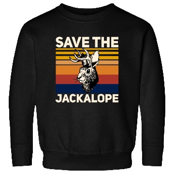 Discover Save The Jackalope , Vintage Retro Camping Lover Sweatshirts