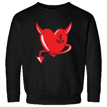 Discover Red Heart - Devil Heart - Anchor - Gift Sweatshirts