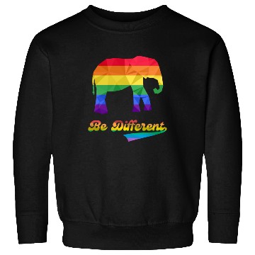 Discover Gay Pride Elephant LGBTQ Rainbow Flag Sweatshirts