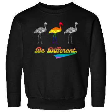 Discover Flamingo LGBTQ Gay Pride Rainbow Flag Sweatshirts