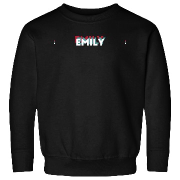 Discover Emily Name - Funny Name Emily 80s theme Sweatshirts