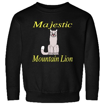 Discover Majestic Mountain Lion DK Sweatshirts