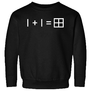 Discover 1 1 Window Geeky Maths Geek Funny Sweatshirts