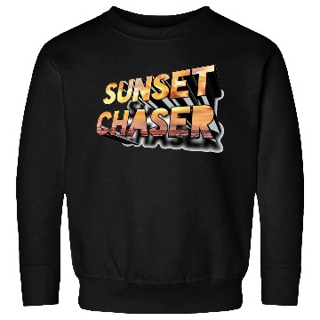 Discover Sunset chaser 3D design Sweatshirts