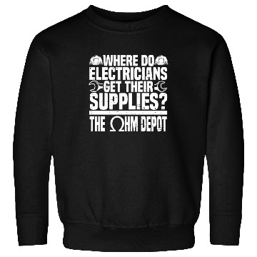 Discover Electrician Electrical Engineer Lineman Sweatshirts