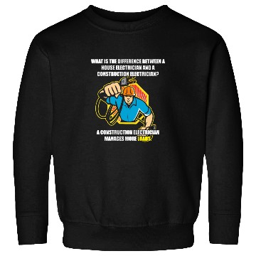 Discover Electrician Electrical Engineer Lineman Sweatshirts