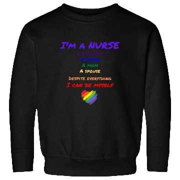 Discover Rainbow Nurse Sweatshirts