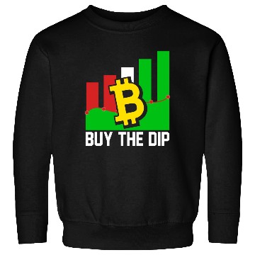 Discover Buy The Dip Blockchain Bitcoin SVG Sweatshirts