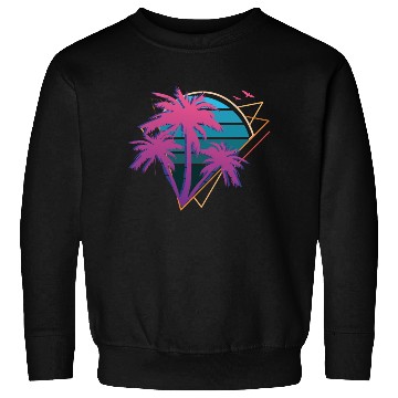 Discover Neon Palm Trees Sweatshirts
