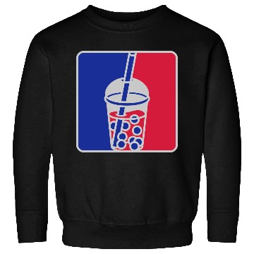 Discover Red blue bubble tea Sweatshirts