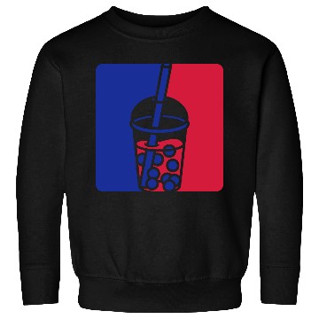 Discover Blue red bubble tea Sweatshirts