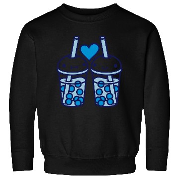 Discover Team bubble tea faces Sweatshirts