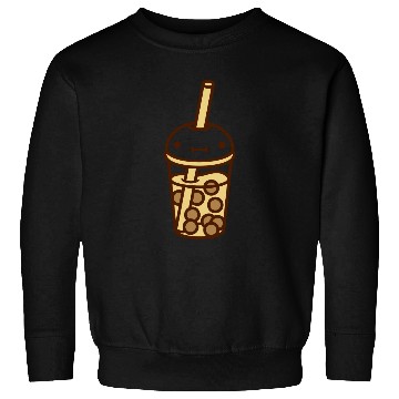 Discover face bubble tea comic Sweatshirts