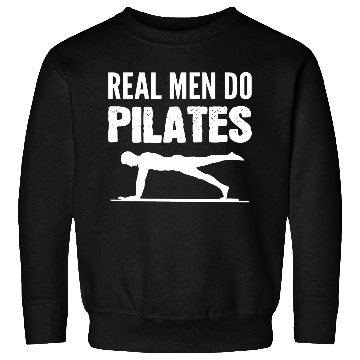Discover Real Men Pilates Gym Buddy Gift Sweatshirts