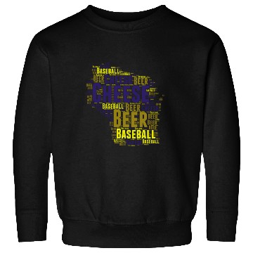 Discover Cheese, Beer, and Baseball Wisconsin Sweatshirts