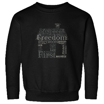 Discover Freedom Of Speech - Wordcloud Sweatshirts
