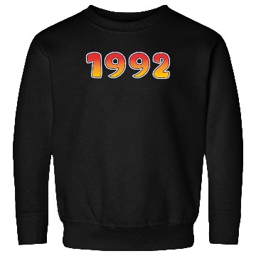 Discover Year 1992 In Orange - Yellow Design Sweatshirts