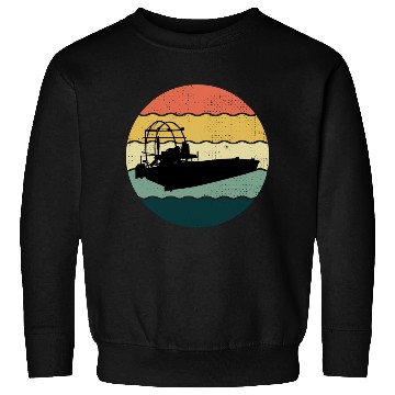 Discover Airboat Fanboat Airboating Planeboat Swamp boat Sweatshirts
