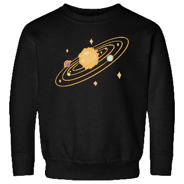 Discover solar system with sparkles doodle Sweatshirts