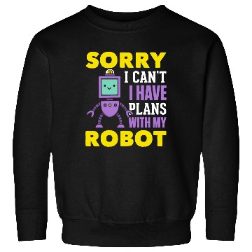 Discover Robotics Kids Robots Funny Robot Boys Sweatshirts