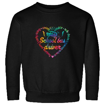 Discover School bus driver back to school Sweatshirts
