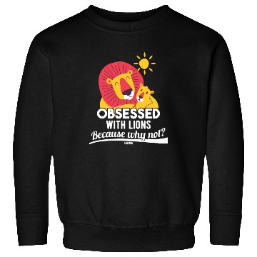 Discover Lion cuddle mom dad parents Sweatshirts