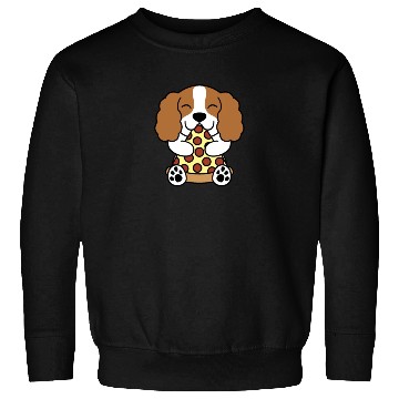 Discover Cavalier King Charles Spaniel Pizza Lover Sweatshirts
