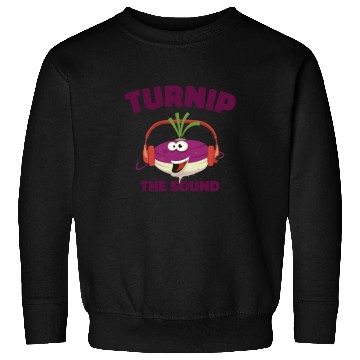 Discover Music Turnip Party Music Lover Vegetable Sweatshirts